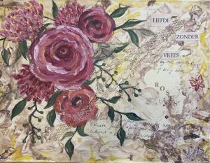 Love without fear mixed media