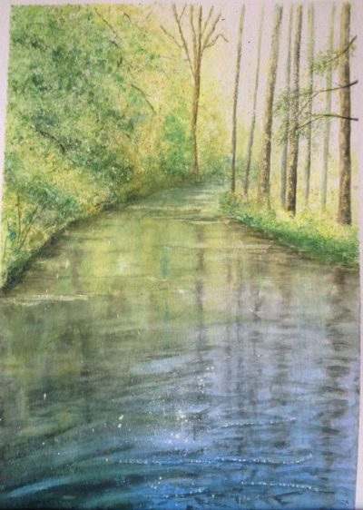 Canal watercolor