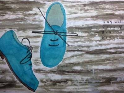 Back to school watercolor