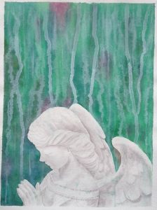 Mum's angel watercolor