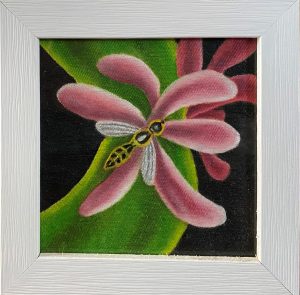 Pollination framed oil